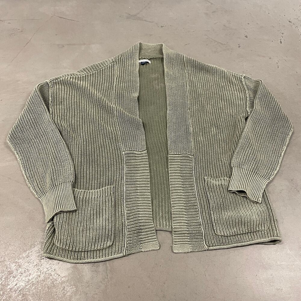 Green American eagle cardigan sweater